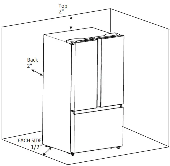 Hisense HRF266N6CSE 26.6 cu.ft French Door Refrigerator - Product Overview 2