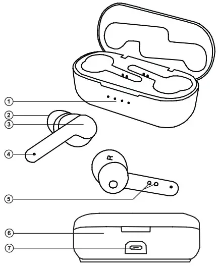 SVEN E-700B Wireless Stereo Headphones with Microphone - DESCRIPTION