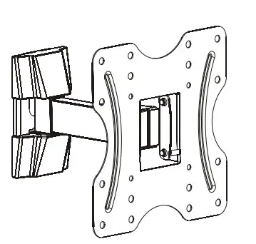 PureMounts PM-FM10-200 Full Motion LED LCD TV Wall Mount Product