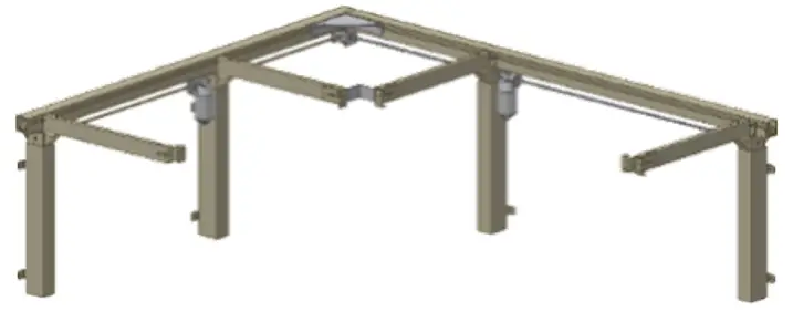 ROPOX FlexiManual Corner Wall Mounted Corner Frame -