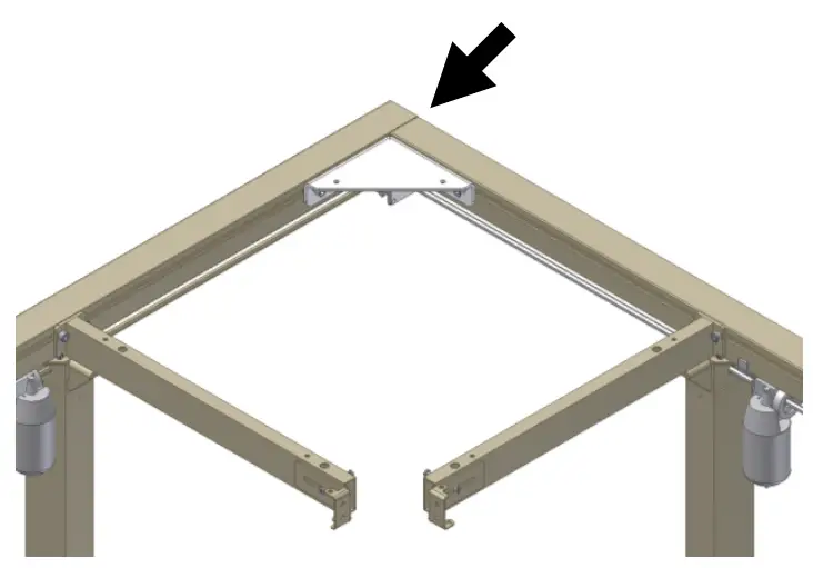ROPOX FlexiManual Corner Wall Mounted Corner Frame -fitting9