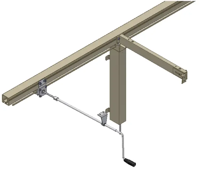 ROPOX FlexiManual Corner Wall Mounted Corner Frame - screws1
