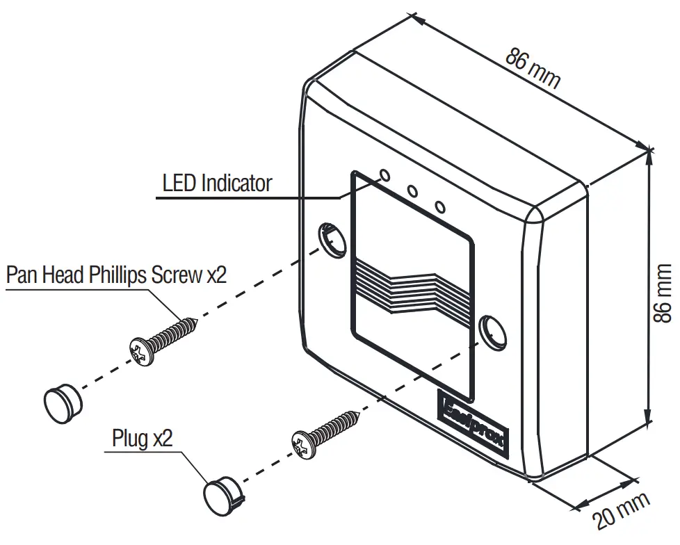 GIANNI DG 360Plus Access Control Proximity Reader