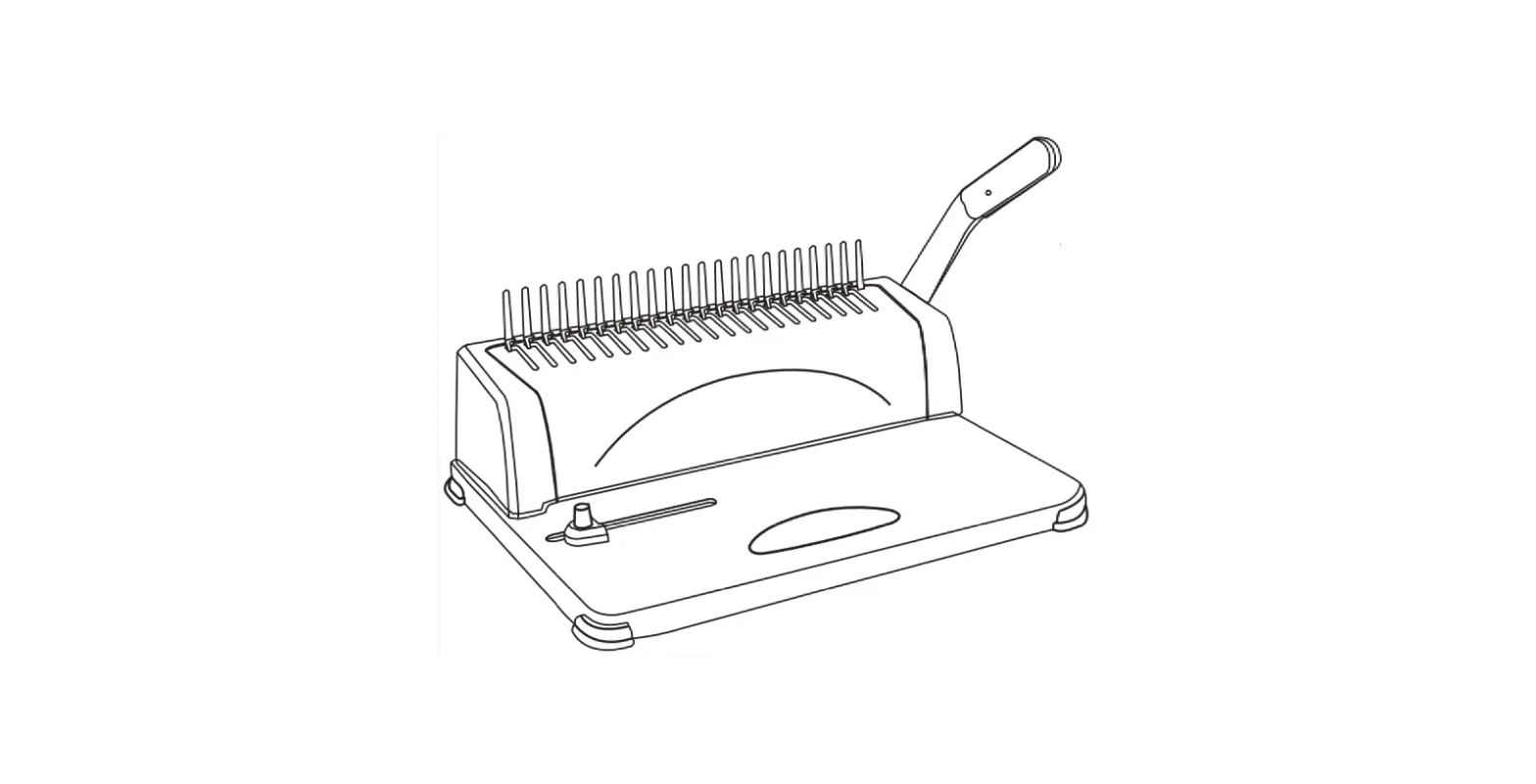 Deli E3870 Comb Binding Machine User Manual