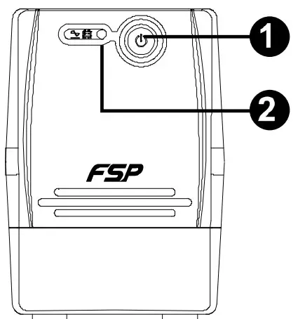 FSP FP 600 Line Interactive UPS - figure 1