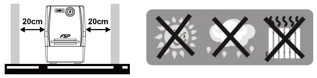 FSP FP 600 Line Interactive UPS - figure 3