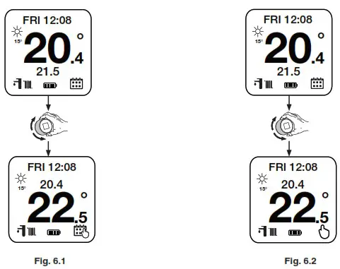 ALPHA Smartech Plus Intelligent WiFi Enabled Thermostat - ROOM TEMPERATURE SETTING