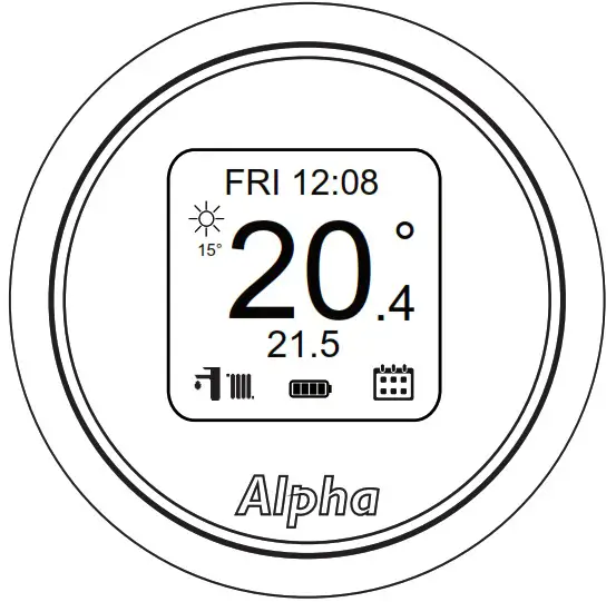 ALPHA Smartech Plus Intelligent WiFi Enabled Thermostat - cover