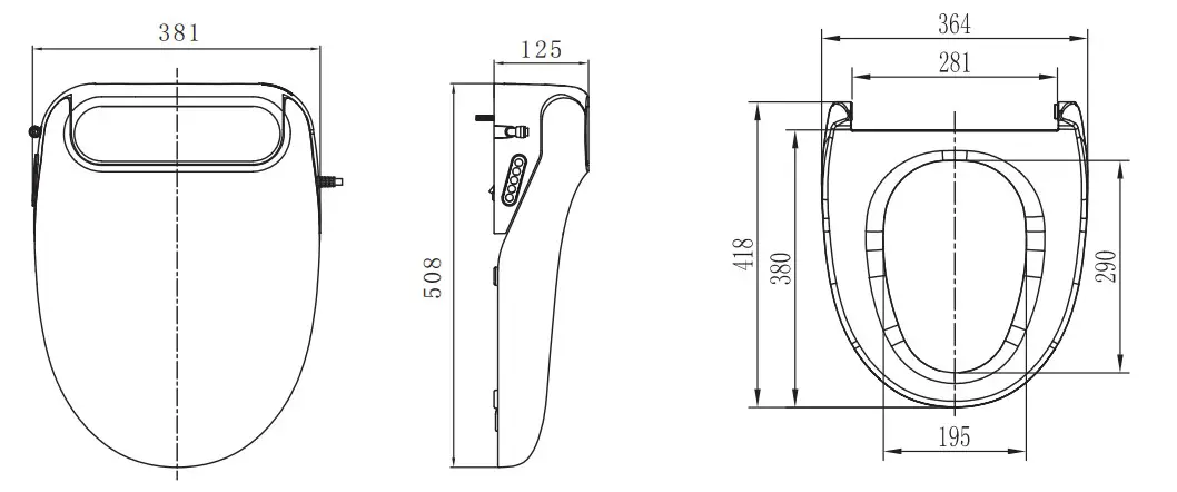 kogan KAPWDBIDETA Premium Smart Wash & Dry Remote Control - fig80