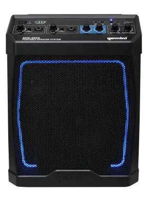 gemini MPA-3600 Portable Rechargeable Bluetooth Speaker User Manual - Main Product