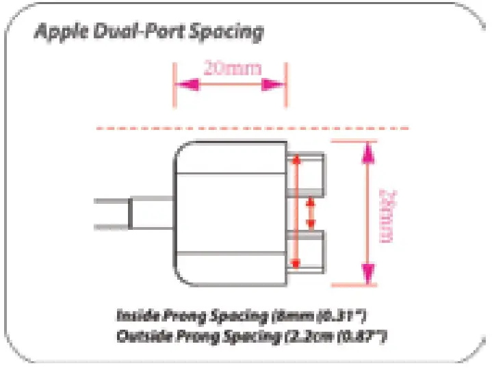 SMK-Link USB-C Dual 4K Multi-Stream Mini Docking Station - Apple-Style Dual-Prong