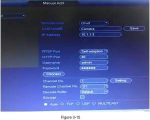 Adding Camera Remotely