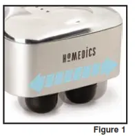 Homedics PA-MET1 Therapist Select Percussion Massager with Polished Aluminum Cover with Heat Instruction - Auto-Spacing Feature