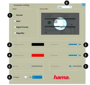 hama Wireless Laser Presenter Spot-Pointer 8in1 - figure 7