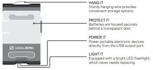GOAL ZERO 44260 Guide 12 Rechargeable Kit