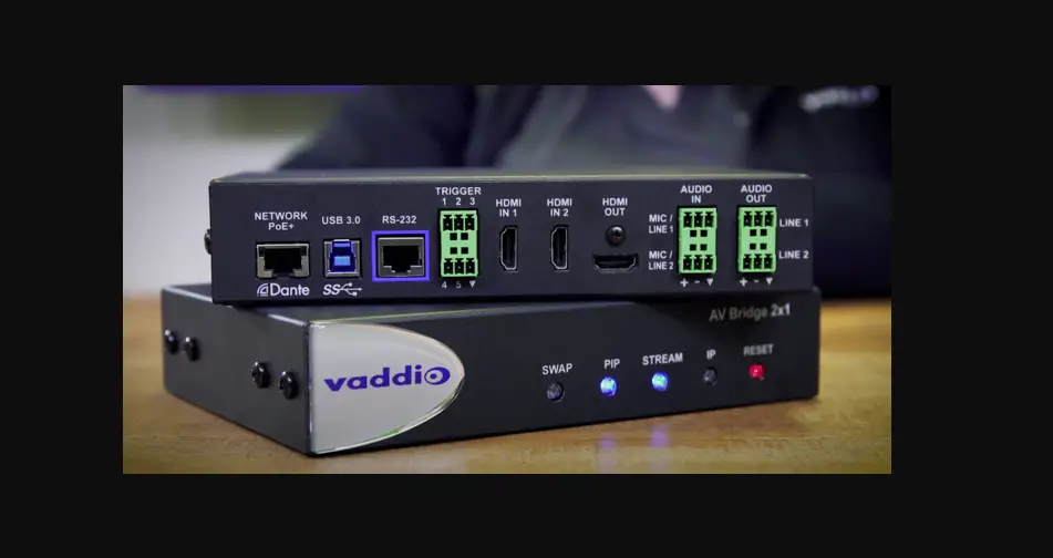 Vaddio Av Bridge 2x1 Presentation Switcher Installation Guide