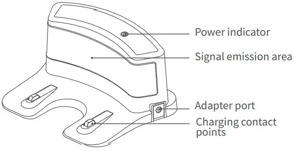 AiRROBO P10 Robot Vacuum Cleaner - Charging base