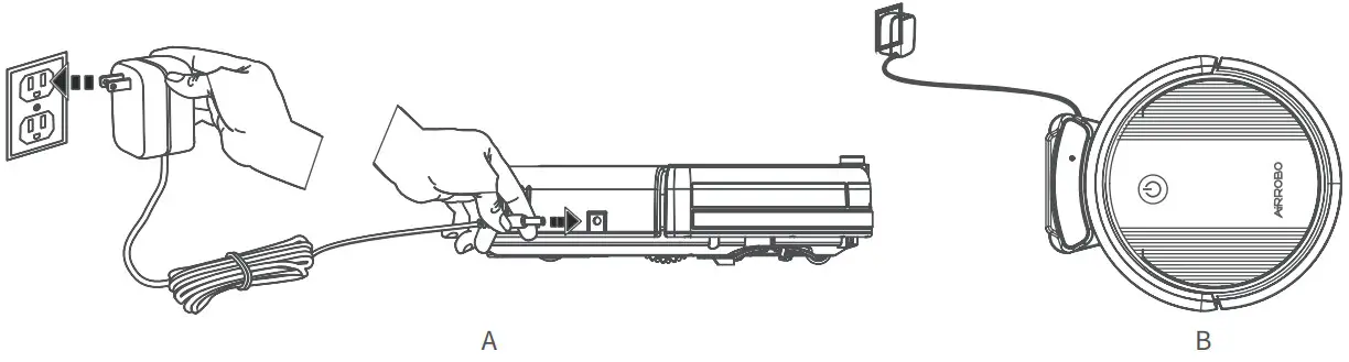 AiRROBO P10 Robot Vacuum Cleaner - Direct charging
