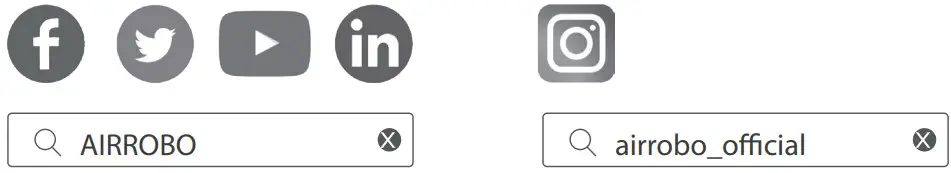 AiRROBO P10 Robot Vacuum Cleaner - symbol