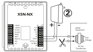 NT NetX X5N-NX Thermostat - Independent Power Source cont