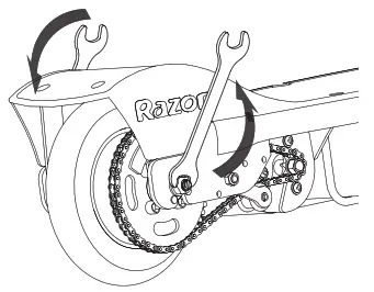 Replacing the Chain and Rear Wheel 2