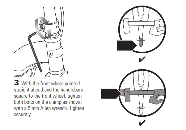 Attaching the Handlebars 3