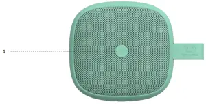 FRESH N REBEL 1RB5100MM Rockbox Bold Xs IPX5 Waterproof Bluetooth Portable Speaker-BUTTONS