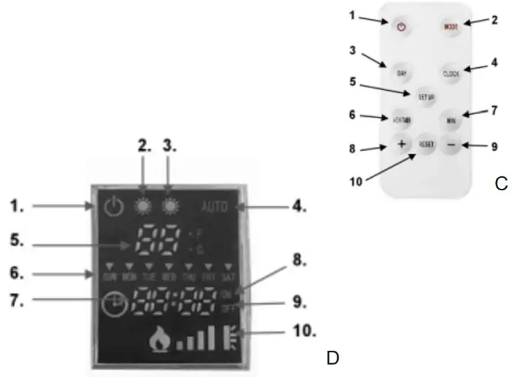 ADLER AD 7714 Heater- C