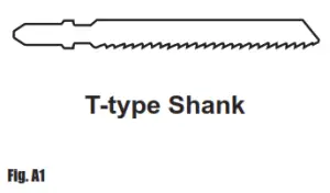 Wickes Cordless Jigsaw Owners - BLADE FITTING