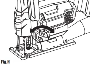 Wickes Cordless Jigsaw Owners - PENDULUM ACTION CONTROL