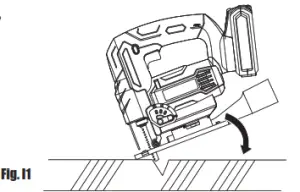 Wickes Cordless Jigsaw Owners - PLUNGE SAWING