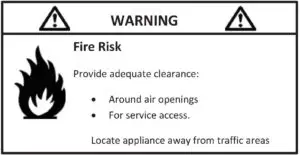 Framing and Clearances Fig 1