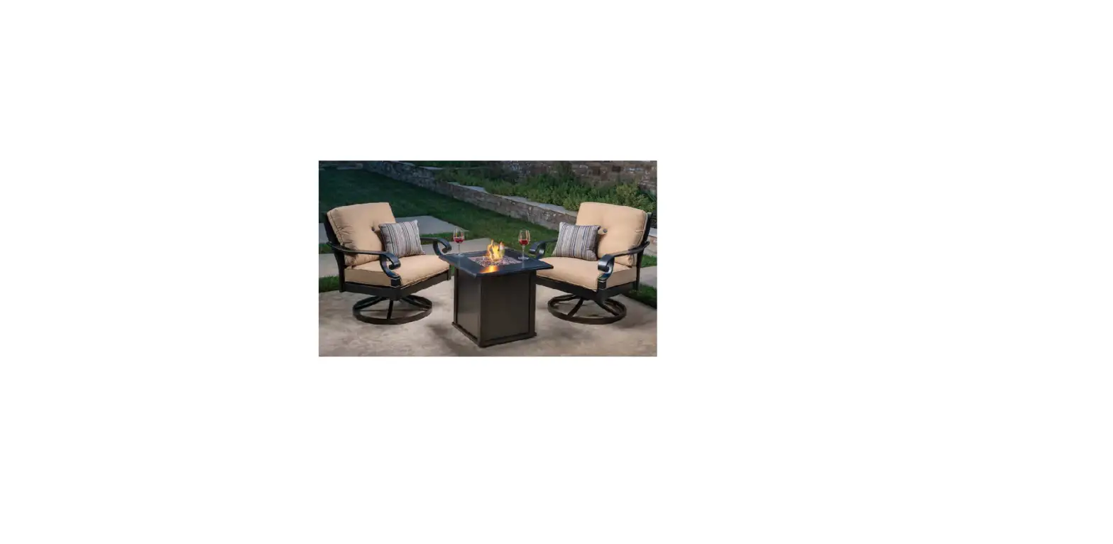 Sunvilla Verena Side Fire Pit Table Instructions Manual