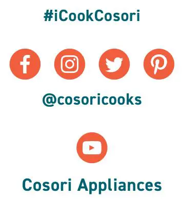 COSORI Premium Stainless Steel Food Dehydrator - Social Media