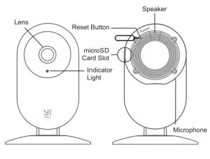 YI 365474 Pro Home Camera - speaker