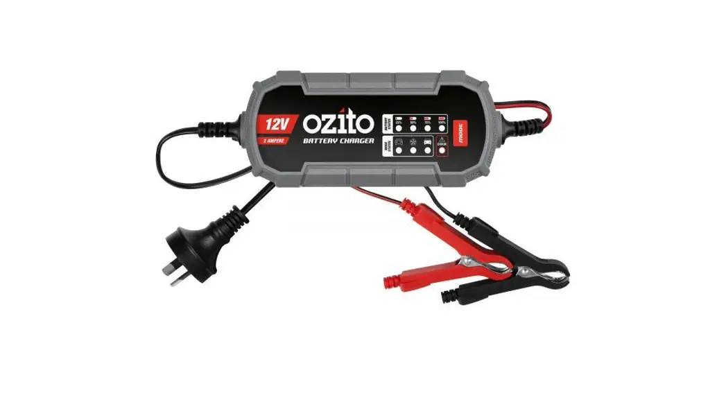Ozito Ocbc-200 12v 2a Battery Charger Instruction Manual