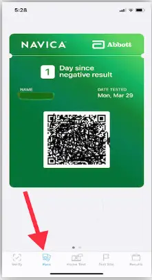 Abbott BinaxNOW COVID 19 Home Test Kit- Results