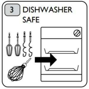 Dualit 219408 Hand Mixer - CLEANING & CARE 3