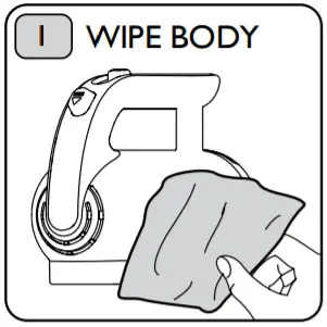 Dualit 219408 Hand Mixer - CLEANING & CARE