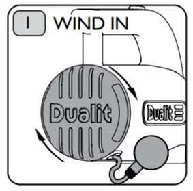 Dualit 219408 Hand Mixer - RETRACTABLE CORD