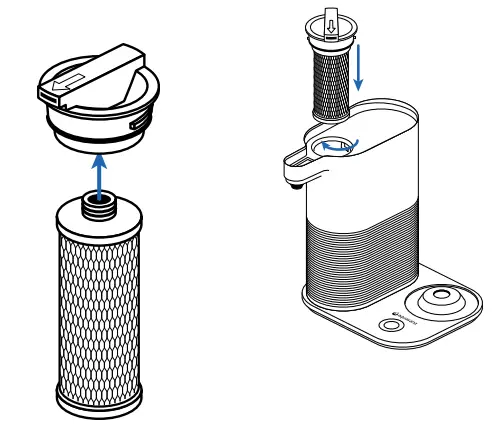 aquasana AQ CWM2 B Countertop Water Filter Clean Water Machine - Remove plastic