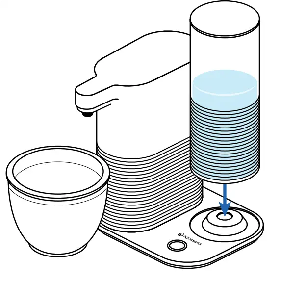 aquasana AQ CWM2 B Countertop Water Filter Clean Water Machine - place on