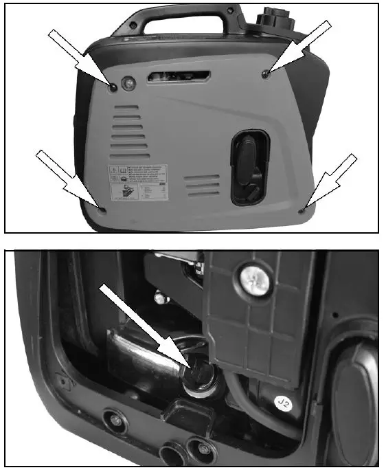 CHECK THE ENGINE OIL LEVEL