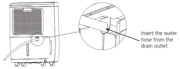 Midea CD002UI DN Dehumidifier- Continuous draining 2