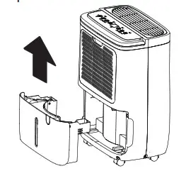 Midea CD002UI DN Dehumidifier- Hold both sides