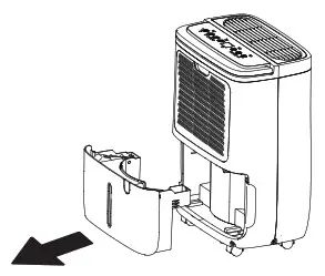 Midea CD002UI DN Dehumidifier- out the bucket