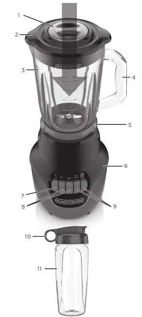 BLACK DECKER BL1600 Helix Blender with Boost Technology- boost blade