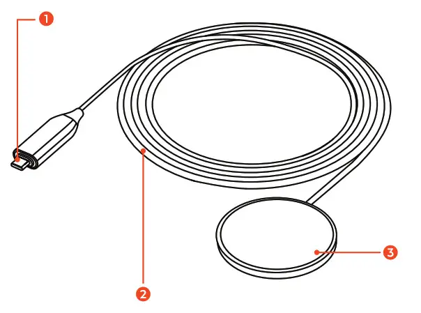Gmobi GD467C Magnetic Wireless Charger- Function
