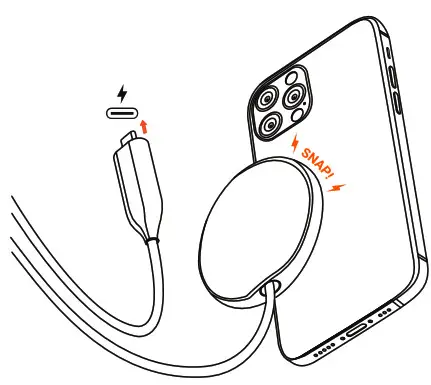 Gmobi GD467C Magnetic Wireless Charger- Play