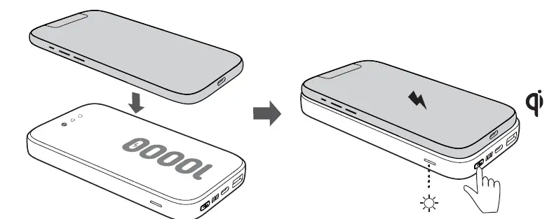 InfinityLAB INSTANTGO 10000 mAh Wireless Power Bank 2